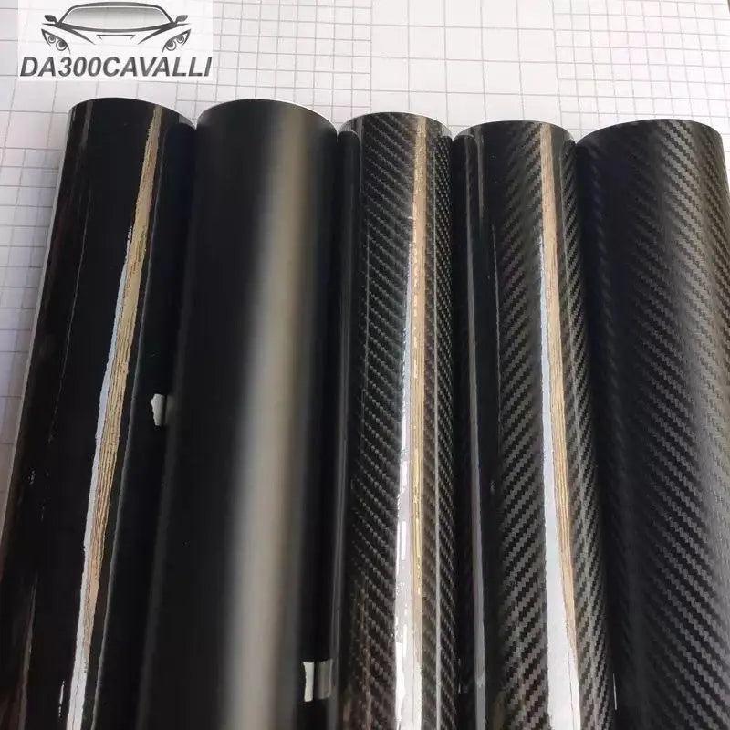 Pellicola Wrap Nero E Carbonio - Da300Cavalli